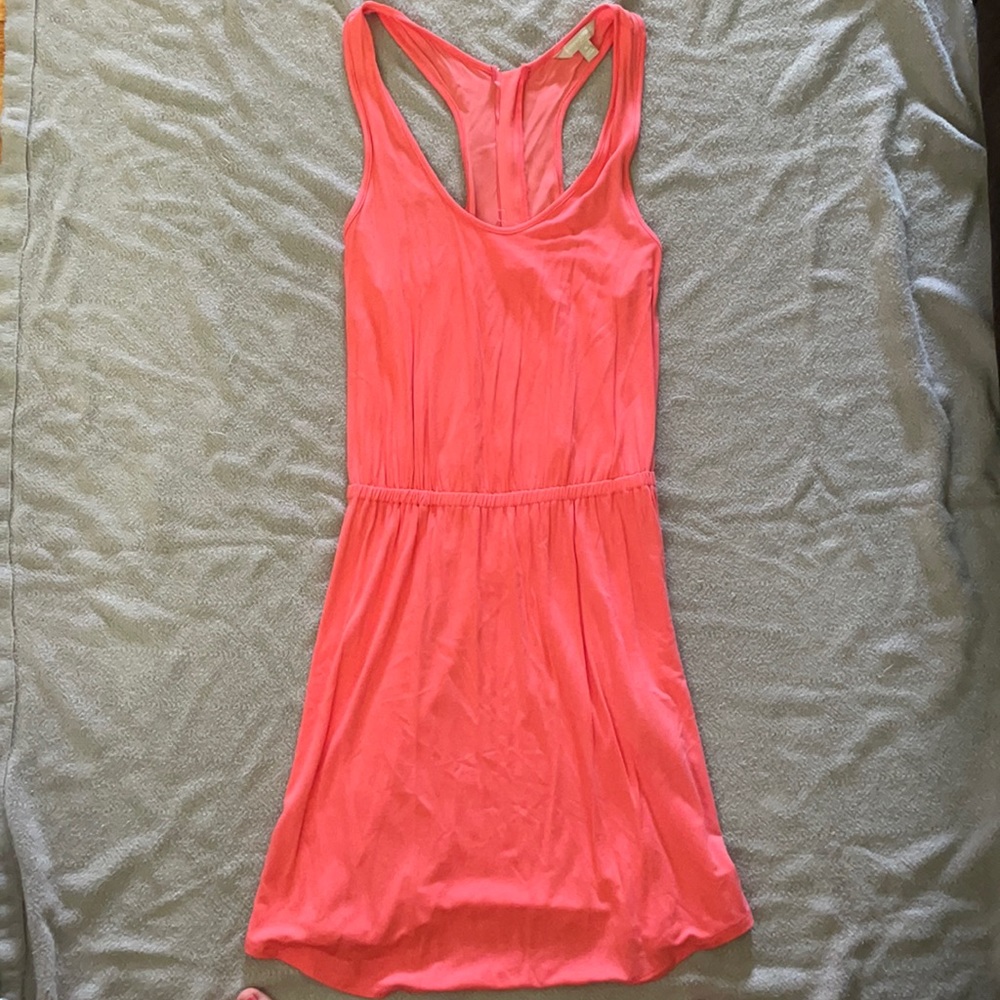 Banana Republic Razor back pink dress